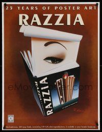 9k459 RAZZIA 27x35 advertising poster '07 Mickey Ross poster art compilation book!