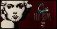 9k246 SEATTLE INTERNATIONAL FILM FESTIVAL 18x35 film festival poster '84 art by Stephen Peringer!