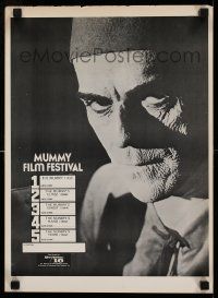 9k223 UNIVERSAL 16 FILM FESTIVAL 13x18 film festival poster '80 cool image, Karloff from The Mummy