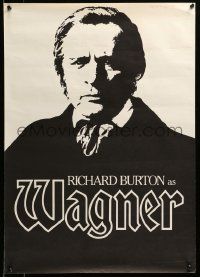 9k282 WAGNER tv poster '81 different artwork of Richard Burton in the title role, Redgrave!