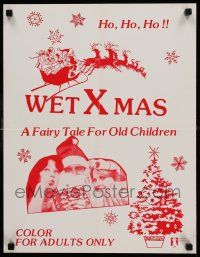 9k665 WET X MAS 17x22 special '76 wacky Christmas parody, a fairy tale for old children!