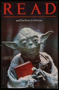 9k669 YODA 22x34 special '83 The American Library Association says Read: The Force is with you!