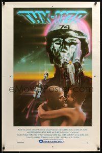 9k807 THX 1138 25x38 video poster R83 1st George Lucas, Robert Duvall, bleak futuristic sci-fi!