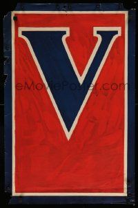 9k135 V 20x30 WWI war poster 1917 red, white and blue art for Liberty Loan campaign!