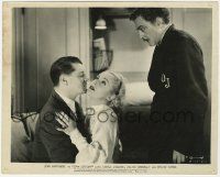 9m045 20th CENTURY 8x10 still '34 jealous director John Barrymore by Carole Lombard & Forbes, rare!
