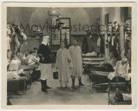 9m099 BEAU HUNKS 8x10 still '31 commanding officer glares at Stan Laurel & Oliver Hardy in pajamas!