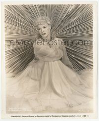 9m105 BETTY HUTTON 8.25x10 still '42 great close portrait in flowing gown over cool background!