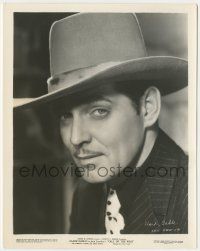 9m160 CALL OF THE WILD 8x10 still '35 best head & shoulders portrait of Clark Gable, Jack London!