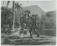 9m203 CREATURE FROM THE BLACK LAGOON 7.25x9.25 still R1972 Adams watches Gozier attack Gill Man!