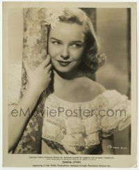 9m233 DIANA LYNN 8x10 still '49 close up of the pretty actress with her arm around a tree!