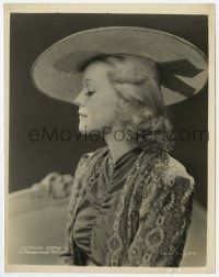 9m283 FLORENCE GEORGE 8x10 still '30s profile portrait of the blonde singer at Paramount Pictures!