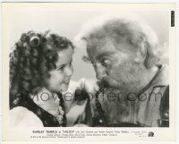9m351 HEIDI 8.25x10 still '37 c/u of cute Shirley Temple smiling at Jean Hersholt with cool pipe!