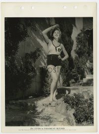 9m384 IDA LUPINO 8x11 key book still '34 in swimsuit & looking into distance from Search for Beauty!