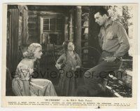 9m391 IN PERSON 8x10.25 still '35 Ginger Rogers & girl watch George Brent holding a fishing net!