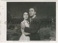 9m405 IT CAME FROM OUTER SPACE 8x11 key book still '53 Richard Carlson & Barbara Rush close up!