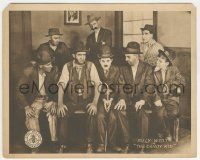 9m161 CANDY KID 8x10 LC '17 Chaplin imitator Billy West surrounded by tough looking guys!
