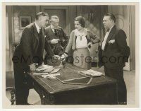 9m651 SECRET CALL 8x10 key book still '31 Peggy Shannon, Clara Bow's replacement, with three men!
