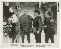 9m677 SNOW WHITE & THE THREE STOOGES 8.25x10.25 still '61 Moe, Larry & Joe with Prince Charming!
