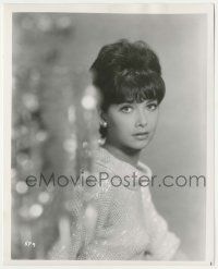9m711 SUZANNE PLESHETTE 8x10 still '60s c/u of the beautiful actress wearing sparkling sweater!