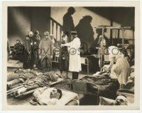9m712 SUZY 8x10.25 still '36 Jean Harlow looks for husband Franchot Tone in military infirmary!