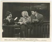 9m779 VIVACIOUS LADY 8x10.25 still '38 Ginger Rogers & James Stewart by guy w/ corn & paintbrush!