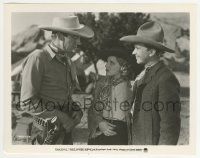 9m802 WILD HORSE MESA 8x10.25 still '32 scared Sally Blane stares at tall cowboy Randolph Scott!