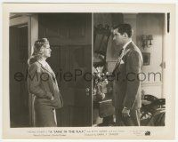 9m821 YANK IN THE R.A.F. 8x10.25 still '41 Tyrone Power stares at Betty Grable standing in doorway!
