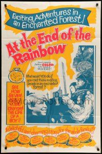 9p066 AT THE END OF THE RAINBOW 1sh '65 Austin Green, family fairy-tale fantasy!