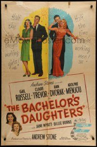 9p070 BACHELOR'S DAUGHTERS 1sh '46 Gail Russell, Claire Trevor, Ann Dvorak, Jane Wyatt