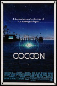 9p183 COCOON 1sh '85 Ron Howard classic sci-fi, great artwork by John Alvin!