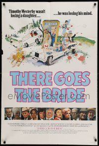 9p879 THERE GOES THE BRIDE English 1sh '80 Tom Smothers, Twiggy, Martin Balsam, Sylvia Sims!