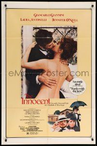 9p470 INNOCENT 1sh '79 Luchino Visconti's final movie, L'Innocente, Giannini, Antonelli