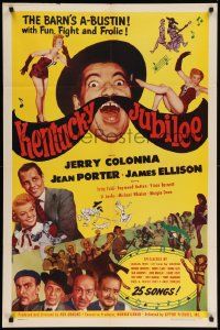 9p504 KENTUCKY JUBILEE 1sh '51 Jerry Colonna, Jean Porter & lots of country music stars!