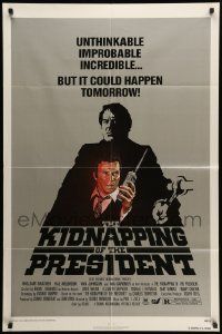 9p507 KIDNAPPING OF THE PRESIDENT 1sh '80 William Shatner, unthinkable, but it could happen!