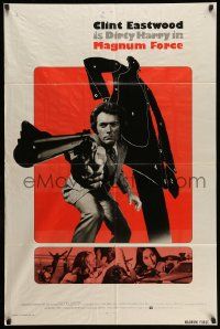 9p552 MAGNUM FORCE int'l 1sh '73 Clint Eastwood is Dirty Harry pointing his huge gun!