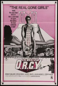 9p558 MAN FROM O.R.G.Y. 1sh '70 he's a new kind of agent that makes his best contacts in bed!
