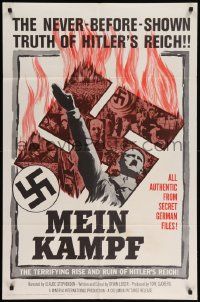 9p572 MEIN KAMPF 1sh '60 terrifying rise and ruin of Hitler's Reich from secret German files!
