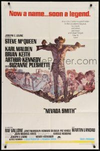 9p607 NEVADA SMITH 1sh '66 Steve McQueen drank and killed and loved and never forgot how to hate!