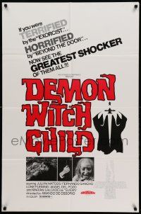 9p662 POSSESSED 1sh '76 Demon Witch Child, the greatest shocker of them all!
