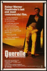 9p678 QUERELLE 1sh '83 Rainer Werner Fassbinder, Brad Davis, homosexual romance!