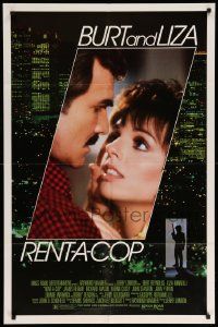 9p696 RENT-A-COP 1sh '88 Burt Reynolds protects Liza Minelli from motorcycle helmet-wearing killer