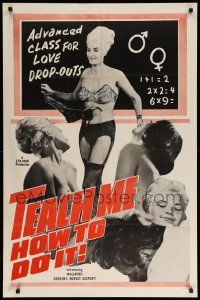 9p864 TEACH ME HOW TO DO IT 1sh '67 Meola, advanced class for love drop-outs!