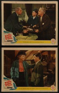 9r994 WHITE CLIFFS OF DOVER 2 LCs '44 Irene Dunne & Frank Morgan, Roddy McDowall!