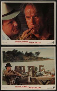 9r995 WHITE HUNTER, BLACK HEART 2 LCs '90 director Clint Eastwood as director John Huston in Africa