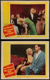 9r997 WILL SUCCESS SPOIL ROCK HUNTER 2 LCs '57 great images of Jayne Mansfield and Tony Randall!