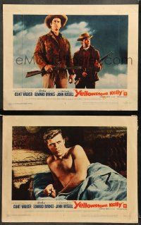 9r999 YELLOWSTONE KELLY 2 LCs '59 Clint Walker in the title role, Rhodes Reason!