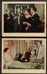 9r524 BEHIND THE MASK 7 English LCs '58 cool images of doctor Michael Redgrave!