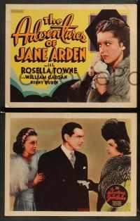 9r036 ADVENTURES OF JANE ARDEN 8 Other Company LCs '39 Rosella Towne as the comic strip reporter!