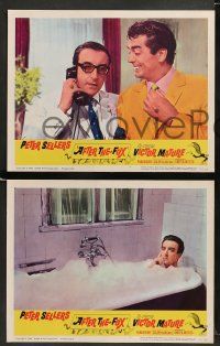 9r039 AFTER THE FOX 8 LCs '66 De Sica's Caccia alla Volpe, Peter Sellers, Victor Mature!