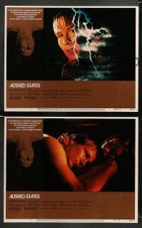 9r519 ALTERED STATES 7 LCs '80 William Hurt, Paddy Chayefsky, Ken Russell, sci-fi horror!